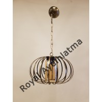 Tekli Gold Metal Avize